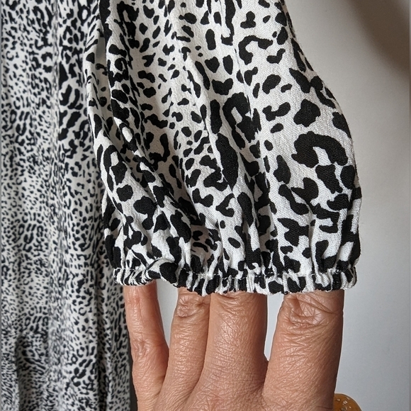Zara Leopard Print Boho Dress - Picture 8 of 11